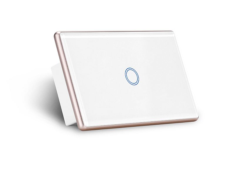 Smart Light Switches White with Gold Frame